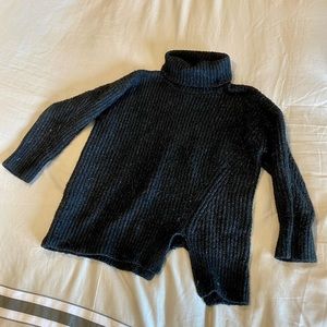 Elodie black turtleneck oversized sweater, size XS, very good condition